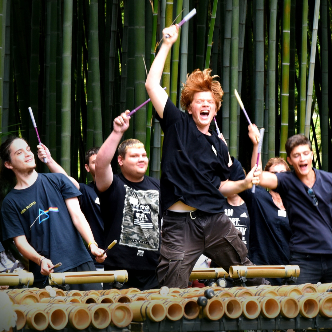 Percussions sur bambous