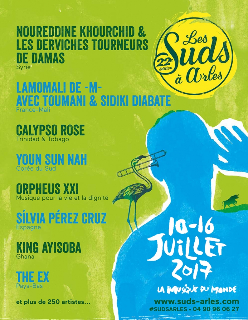 Affiche Festival Les Suds, à Arles 2017