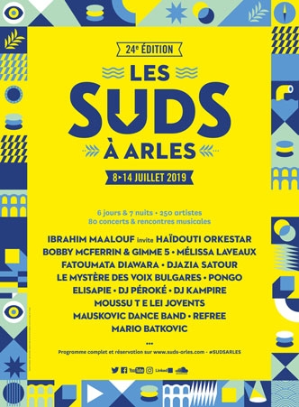 Affiche Festival Les Suds, à Arles 2018