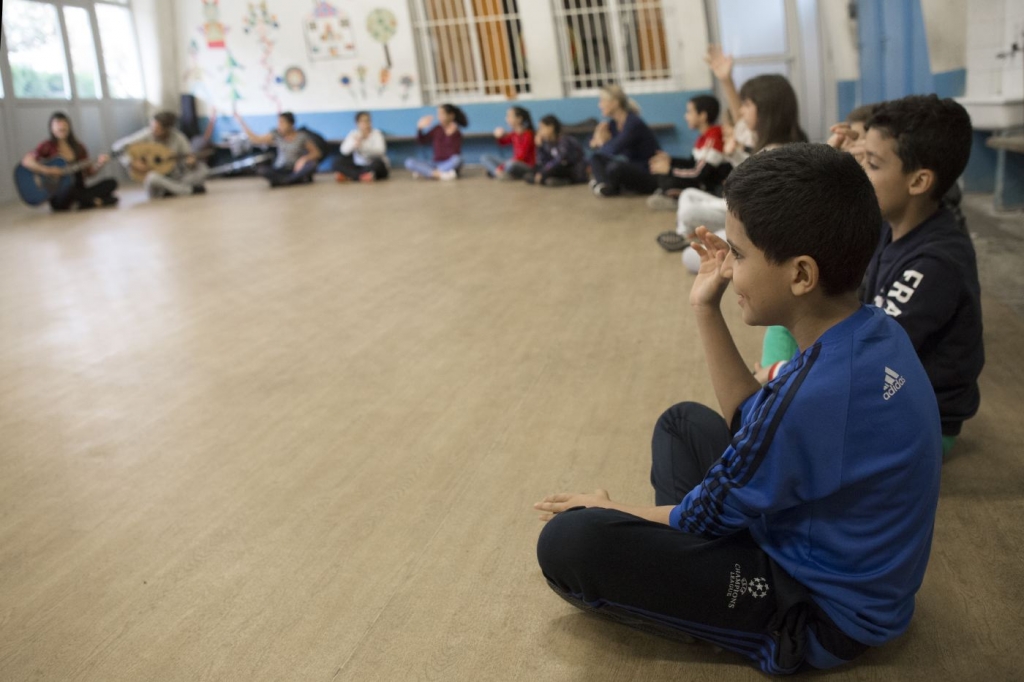 Trio ÂMAN à l'école des Alyscamps © Florent Gardin 