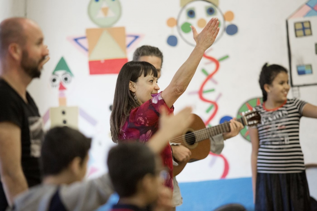 Trio ÂMAN à l'école des Alyscamps © Florent Gardin 