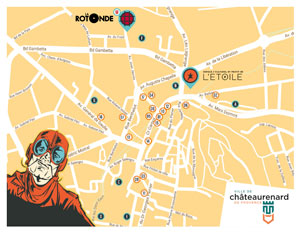 Plan d'accès à la Rotonde