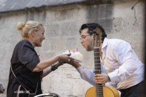 Sandra Carrasco & David de Arahal, Moment Précieux, Cour de l'Archevêché, © Florent Gardin