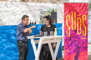 Shadi Fathi & Edwy Plenel, Salon de Musique © Olivier Scher